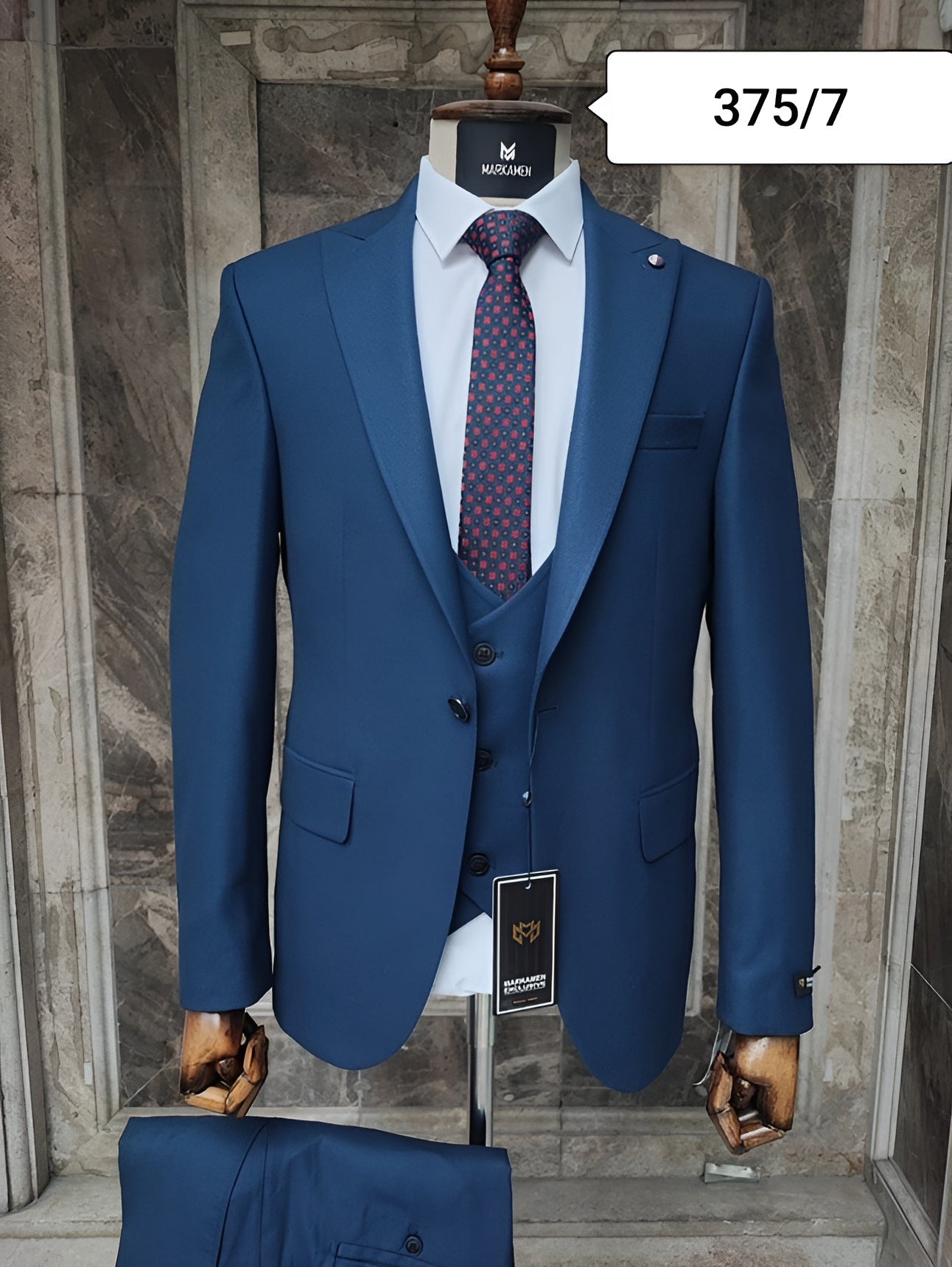 Deep Navy Fit - 3-delig pak